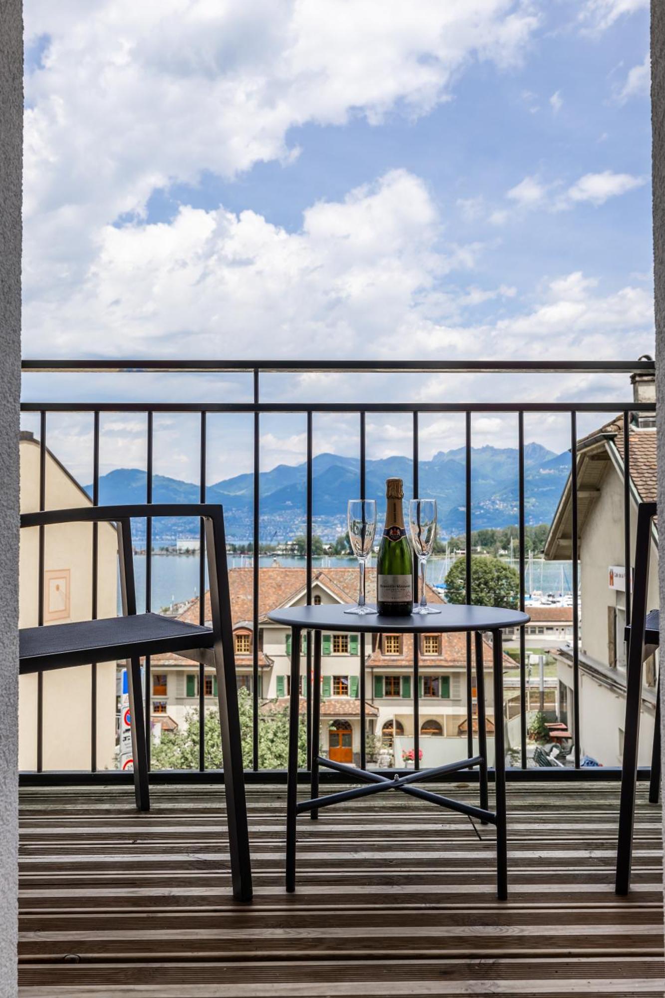 Aloha Chambres Port-Valais Exterior foto